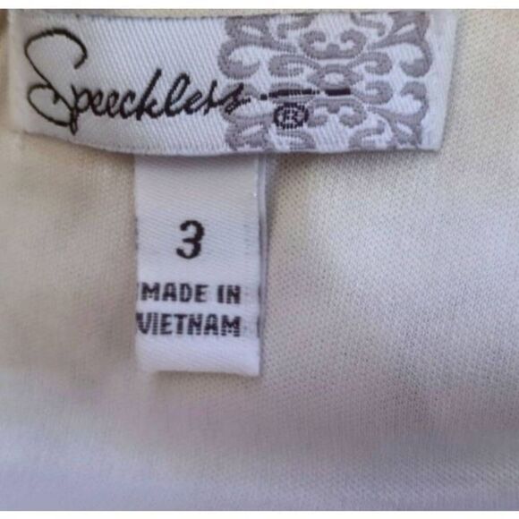 SPEECHLESS CREAM LACE & BLACK DRESS SZ.3 EUC. - Picture 5 of 6